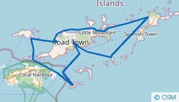 Круизный маршрут по Британским Виргинским Островам