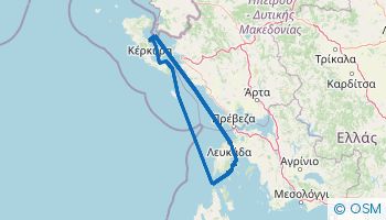 Маршрут из Корфу с посещением Лефкаса на 7 дней